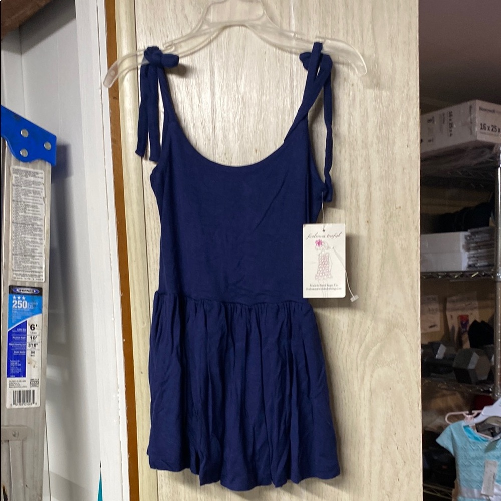 Kids Navy Blue summer dress